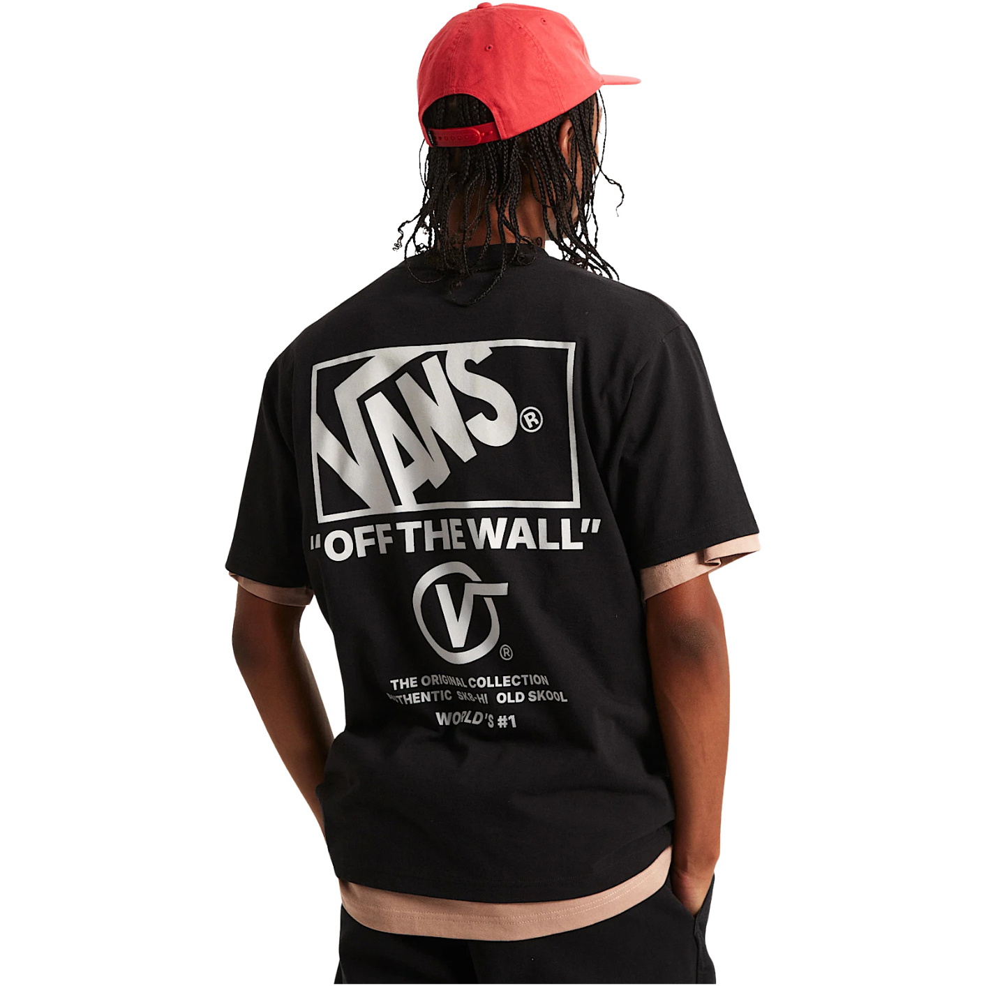 2026 Vans Mens Stockpile T-Shirt VN000PEWY28 - Black / White